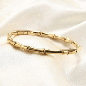 Anti Tarnish Stainless Steel Bracelet for Women | Stylish Gold Bangle | One Size Fashion Wrist Band | Elegant Jewellery Gift for Girls & Ladies