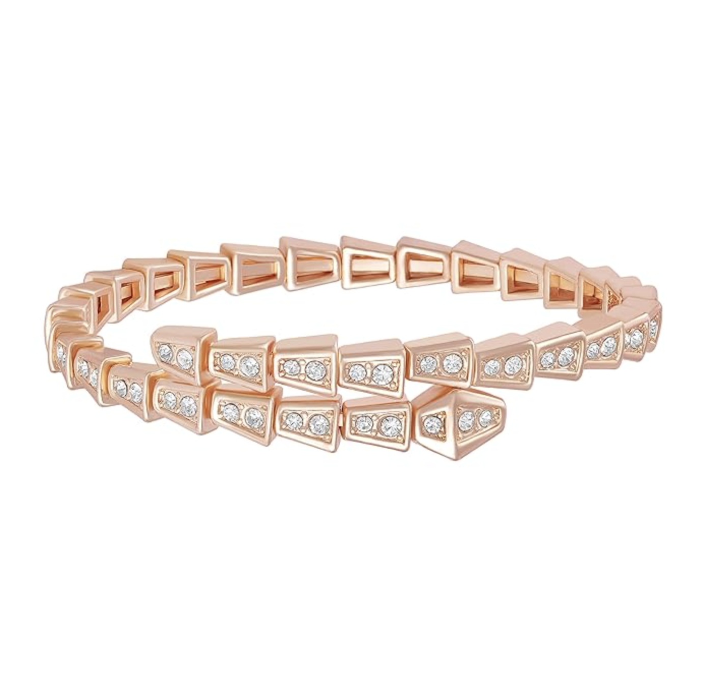 Eternal Love Delightful Kada Bracelet with White Crystals for women | Aesthetic Bracelet for Girls, Minimal Jewellery Hand Accessories for Women - Image 2